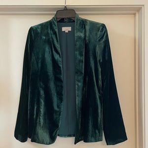 LOFT velvet blazer